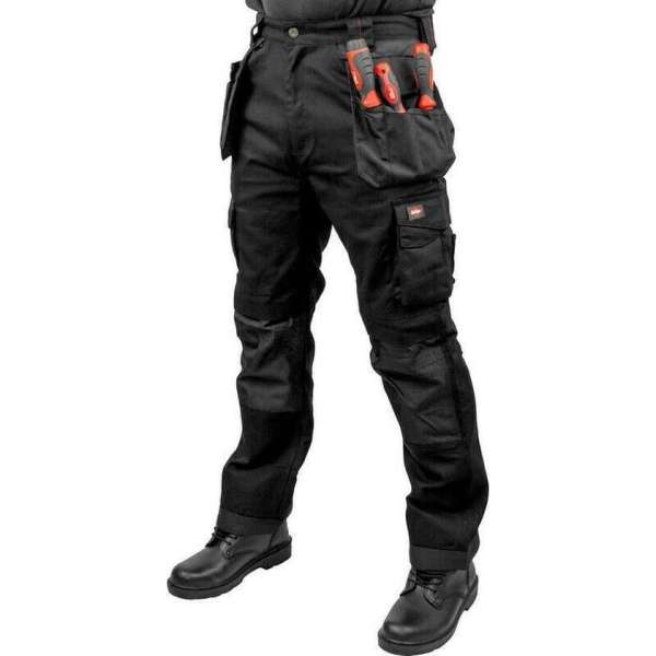 Lee Cooper - 210 Heavy Duty Holster Pocket Werkbroek - 38" R - Zwart