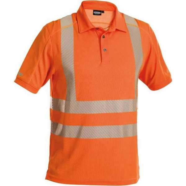 DASSY Brandon Reflecterende Werkpolo Oranje