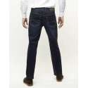 Palm S05 - Modern fit, sand blasted dark blue stretch denim, L32-W32