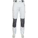 Yoworkwear Werkbroek katoen/polyester wit-grijs maat 54