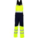 Havep 20007 Amerikaanse overall/Bretelbroek Marine/Fluo Geel maat 52