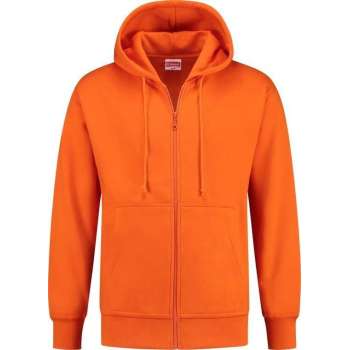 Workman Hooded Sweatvest Uni - 8409 oranje - Maat 3XL