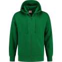 Workman Hooded Sweatvest Uni - 8420 groen - Maat M