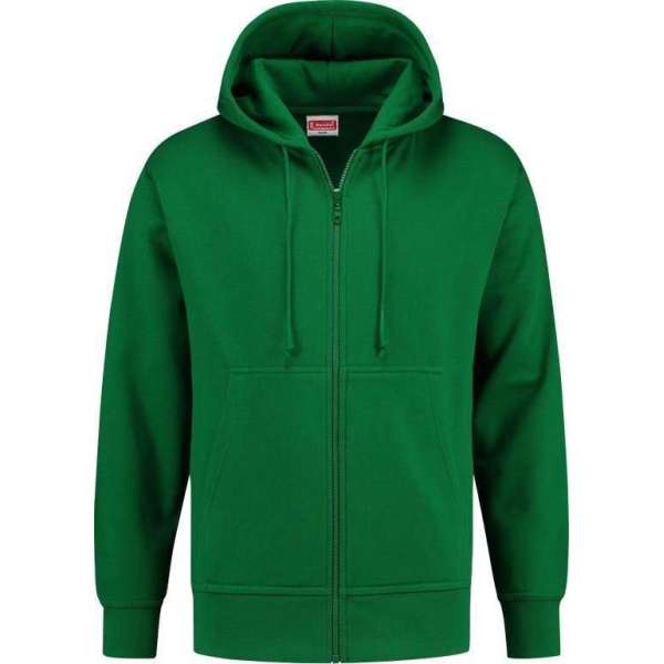 Workman Hooded Sweatvest Uni - 8420 groen - Maat M