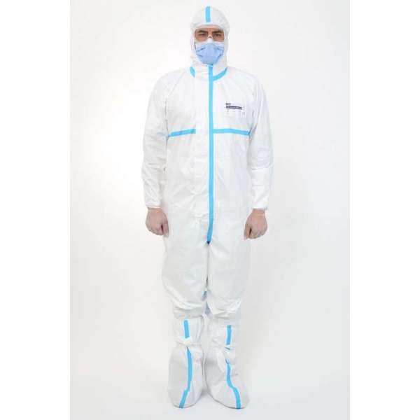 Beschermende Coverall 5 STUKS - Category lll - TYPE 3 / 4 - Grootte S - M