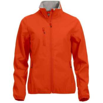 Clique Basic Softshell Jacket Ladies 020915 - Vrouwen - Diep-Oranje - XXL