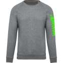 Beckum Workwear EBTR05 Sweater met logo Heather Grey S