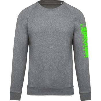 Beckum Workwear EBTR05 Sweater met logo Heather Grey S