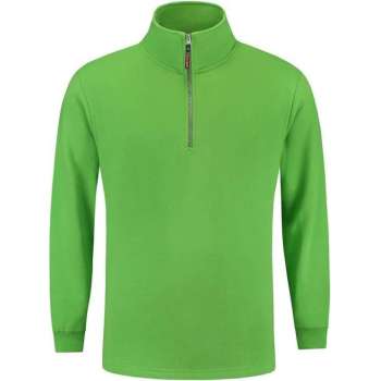 Tricorp 301010 Sweater Ritskraag Lime maat XS