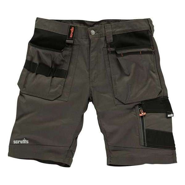 Scruffs Werkshort Trade, Donkergrijs - Maat 40-UK - 56-EU