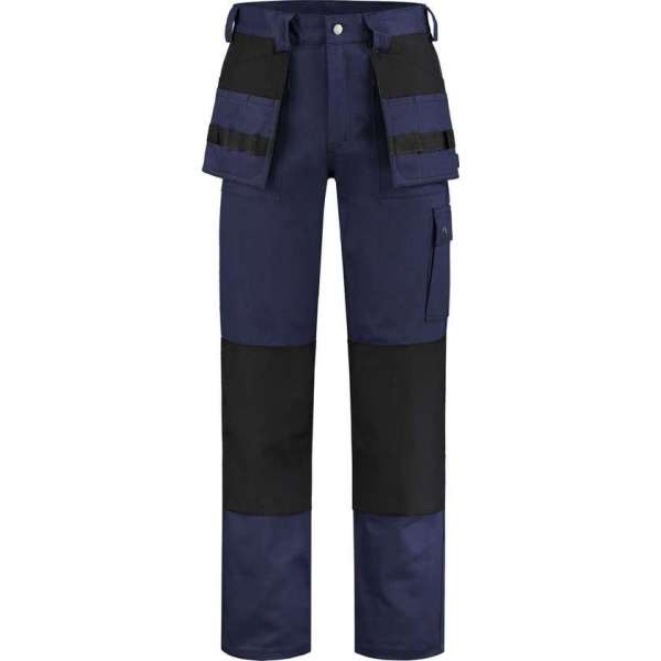 EM Workwear Werkbroek 100% katoen navy-zwart maat 48