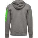 Beckum Workwear EBTR06 Hooded sweater met logo Heather Grey 3XL