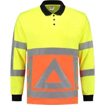 Tricorp 203002 Poloshirt Verkeersregelaar Fluor Oranje/Geel maat S