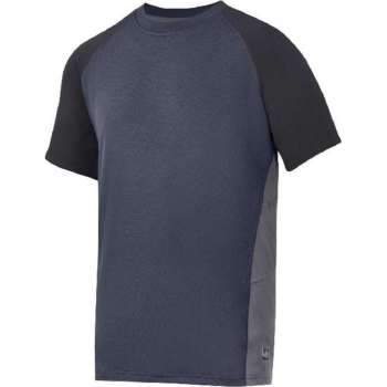 Snickers A.V.S. Advanced T-shirt - 2509-9504 - navy/zwart - maat XS