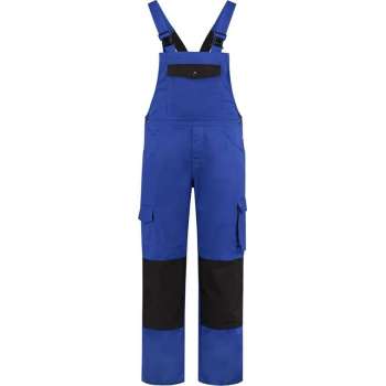 EM Workwear Tuinbroek katoen/polyester korenblauw-zwart maat 54