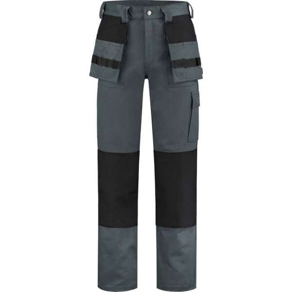 EM Workwear Werkbroek 100% katoen grijs-zwart maat 60