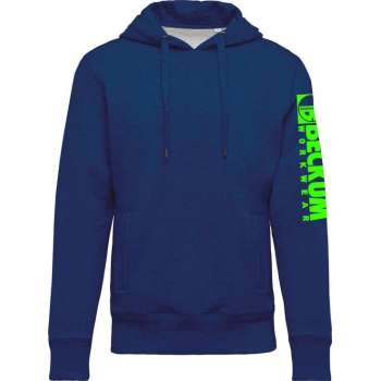 Beckum Workwear EBTR06 Hooded sweater met logo Ocean Blue S