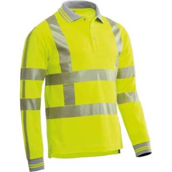 Santino Hivis poloshirt Vancouver - fluor geel - maat XL