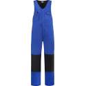 EM Workwear Bodybroek katoen/polyester korenblauw-zwart maat 64