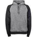 Tee Jays TWO-TONE HOODED Sweatshirt Grijs/AntracietM