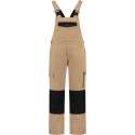 Yoworkwear Tuinbroek katoen/polyester kaki-zwart maat 56