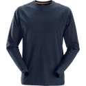 Snickers Workwear AllroundWork, T-Shirt met Lange Mouwen 2410 donkerblauw S