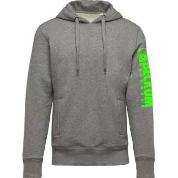 Beckum Workwear EBTR06 Hooded sweater met logo Heather Grey XXL