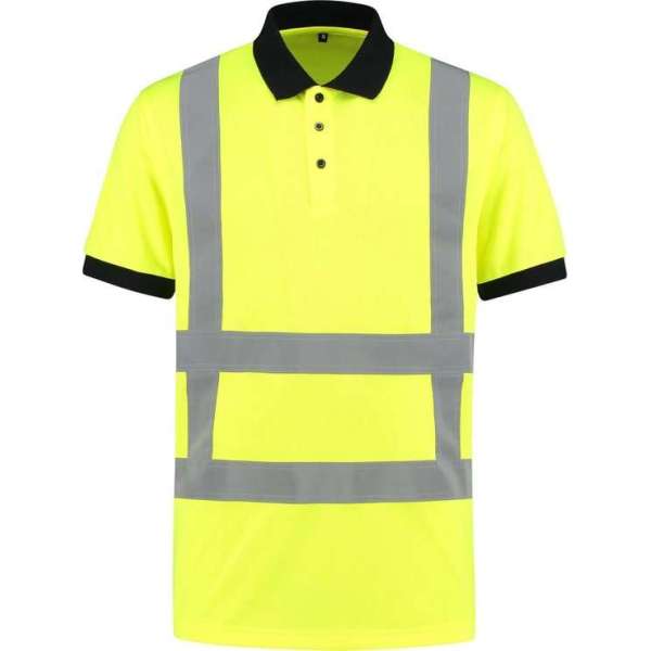 EM Traffic Poloshirt High Visibility RWS Fluor Geel - Maat M