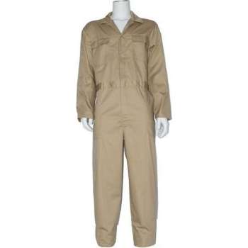 Yoworkwear Overall 100% katoen met rits kaki maat 59