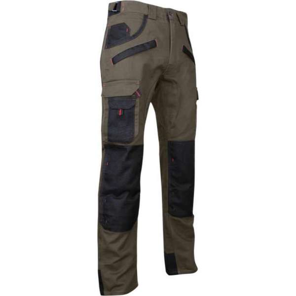 LMA werkbroek Secateur Twill hoveniersbroek (1478) - Bruin | Zwart - 60