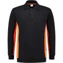 Tricorp 302003 Polosweater Bicolor Zwart/Oranje maat XS