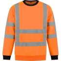 Yoworkwear Sweater RWS Fluor Oranje - Maat XS