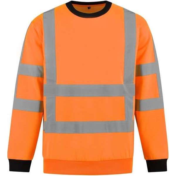 Yoworkwear Sweater RWS Fluor Oranje - Maat XS