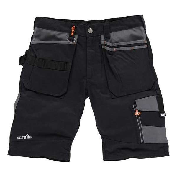 Scruffs Werkshort Trade, Zwart - Maat 38-UK - 54-EU