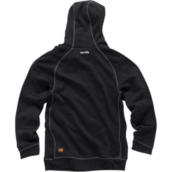 Scruffs Trade Zwarte Werk Hoodie - Maat S