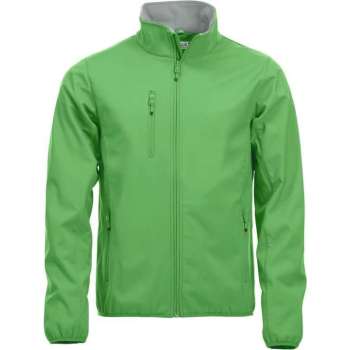 Clique Basic Softshell Jas Heren Appelgroen maat XS