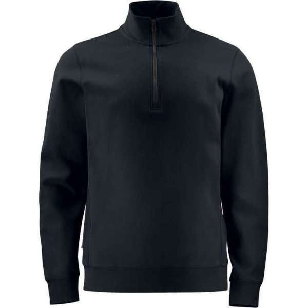 Projob Sweater met halve ritssluiting 642128 Zwart - Maat S