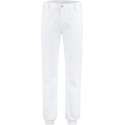 Yoworkwear Foodbroek polyester/katoen met manchetten wit maat 42