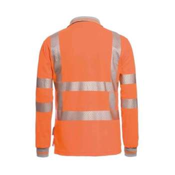 Santino Hivis poloshirt Vancouver - fluor oranje - maat XXL