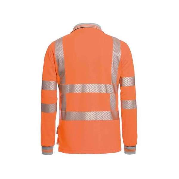 Santino Hivis poloshirt Vancouver - fluor oranje - maat XXL