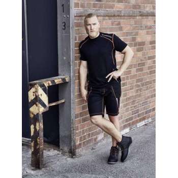 TERRAX WORKWEAR Werkbroek shorts zwart/rood maat 50