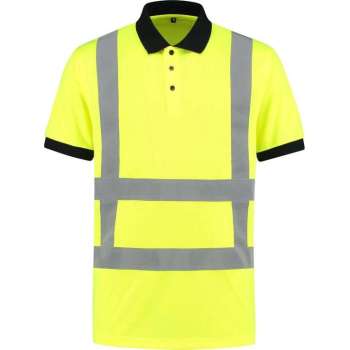 EM Traffic Poloshirt High Visibility RWS Fluor Geel - Maat XXL