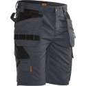 Jobman Practical 2722 Korte Werkbroek Holsterpockets - Mannen - Donker Grijs - 52