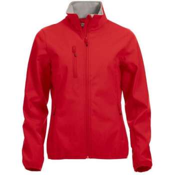 Clique Basic Softshell Jacket Ladies 020915 - Vrouwen - Rood - XXL