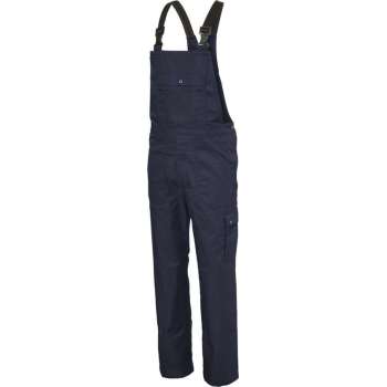 Ultimate Workwear - Amerikaanse Overall WANGEN (tuinbroek, BIB, bretelbroek) - polyester/katoen 245g/m2- Blauw (Marine/Navy)