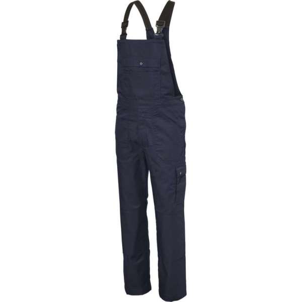 Ultimate Workwear - Amerikaanse Overall WANGEN (tuinbroek, BIB, bretelbroek) - polyester/katoen 245g/m2- Blauw (Marine/Navy)