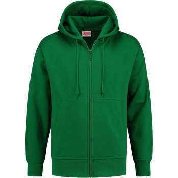 Workman Hooded Sweatvest Uni - 8420 groen - Maat XL