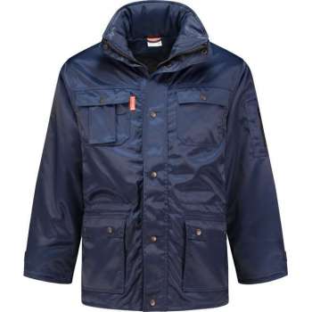 WorkMan 2153 Parka - Beaver - Navy - Maat S