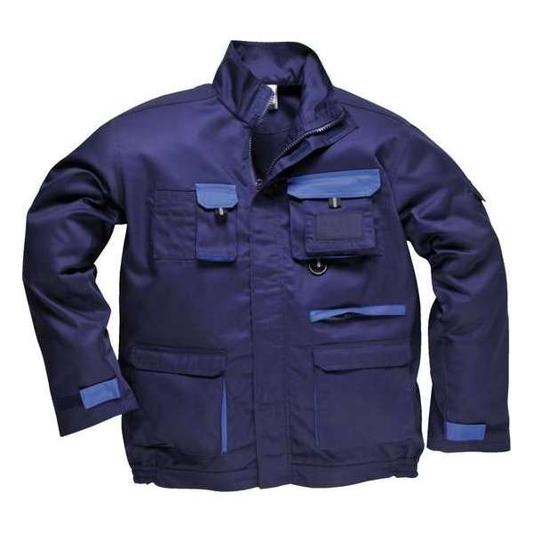 Portwest Contrast Jacket, Navy/Royal, Maat M