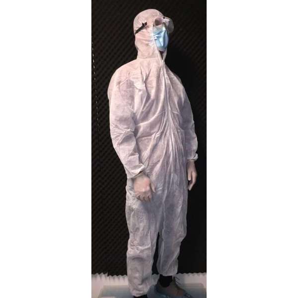 Beschermende SS Coverall 30 GR - 10 stuks - Grootte L